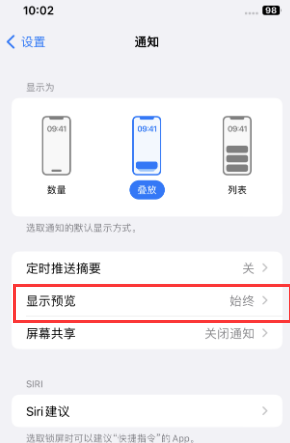 恩阳苹果售后维修中心分享iPhone手机收不到通知怎么办 