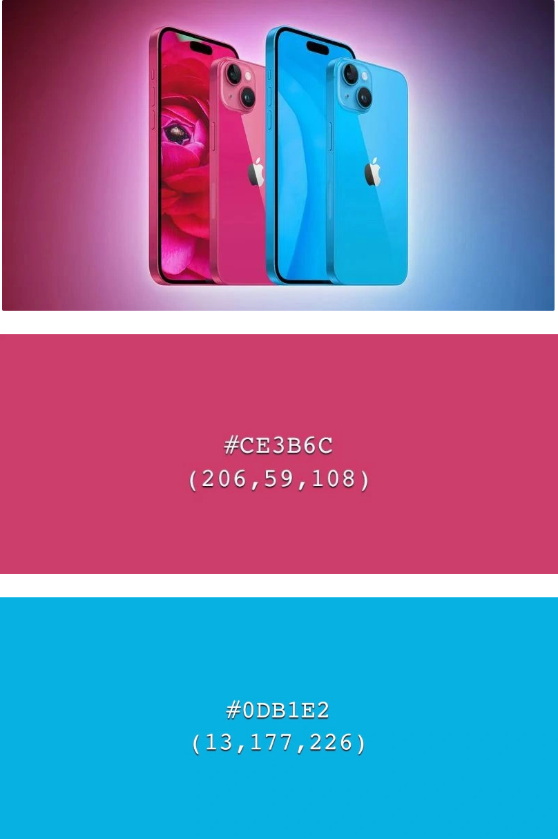 恩阳苹果维修网点分享iPhone 15 系列手机有哪些配色 