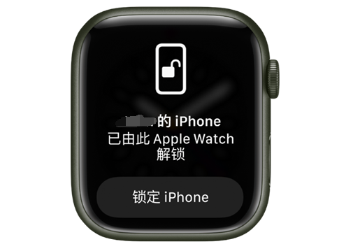 恩阳苹果手机维修分享用 AppleWatch 解锁配备面容 ID 的 iPhone方法 