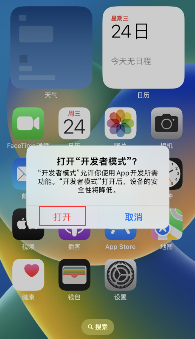 恩阳苹果手机维修分享如何打开开发者模式 