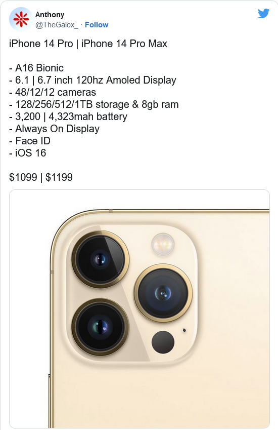 恩阳苹果14维修分享iPhone 14全系涨价 